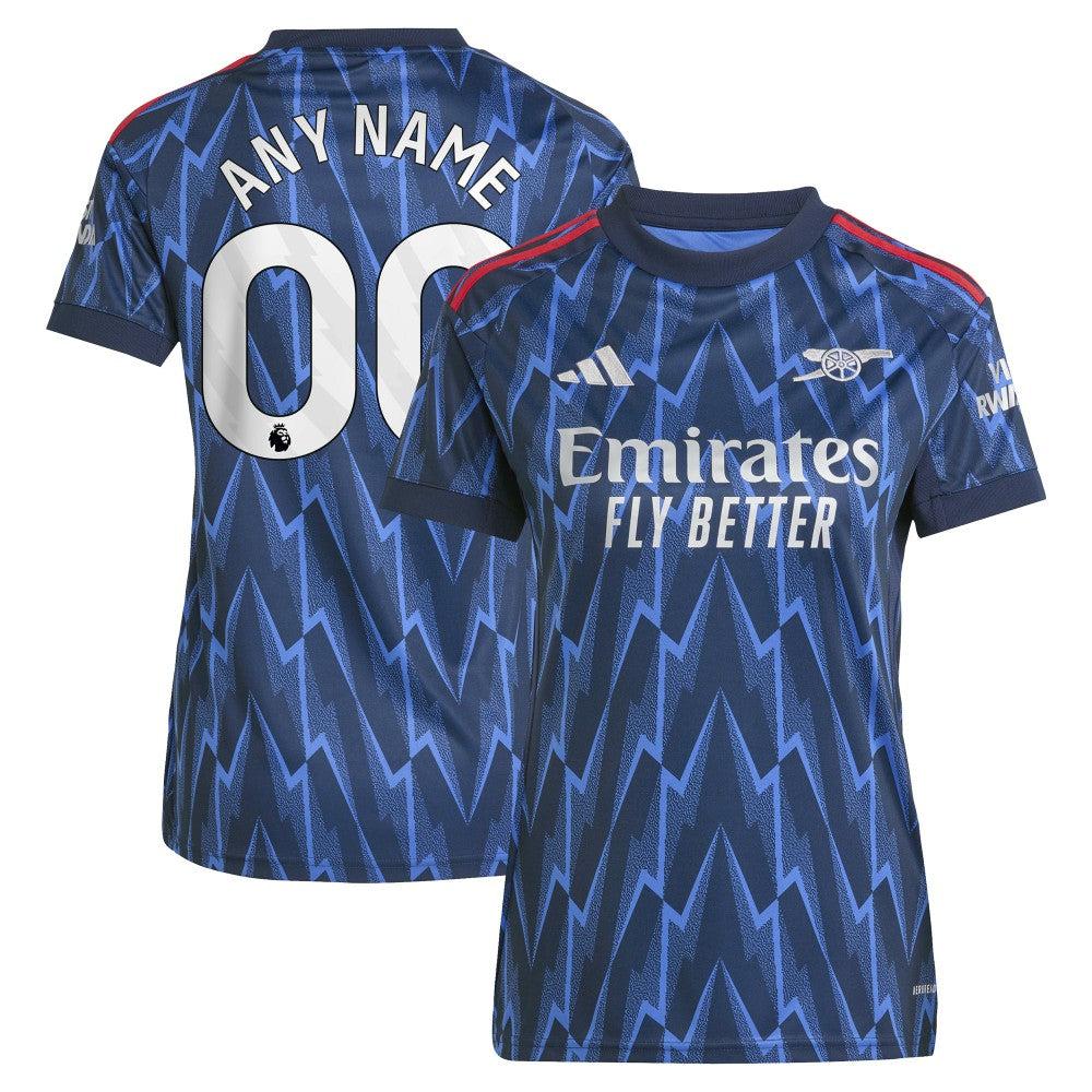 Arsenal Women's 2025/26 Away Replica Custom Jersey Blue | Adidas cheap