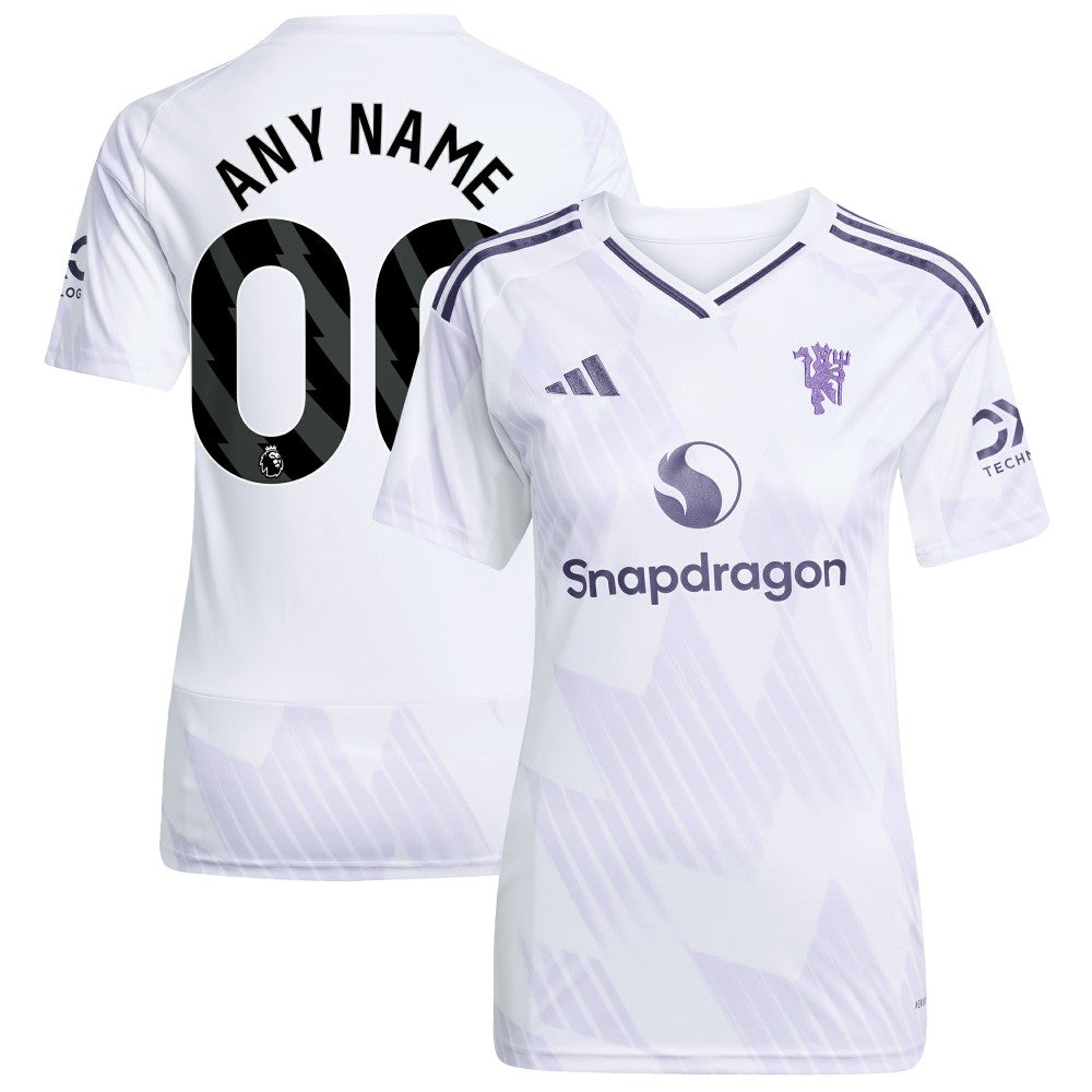 Manchester United Women's 2025/26 Away Replica Custom Jersey White | Adidas online