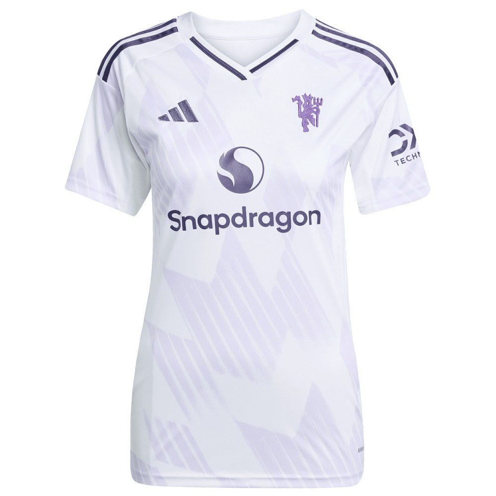 Manchester United Women's 2025/26 Away Replica Custom Jersey White | Adidas online