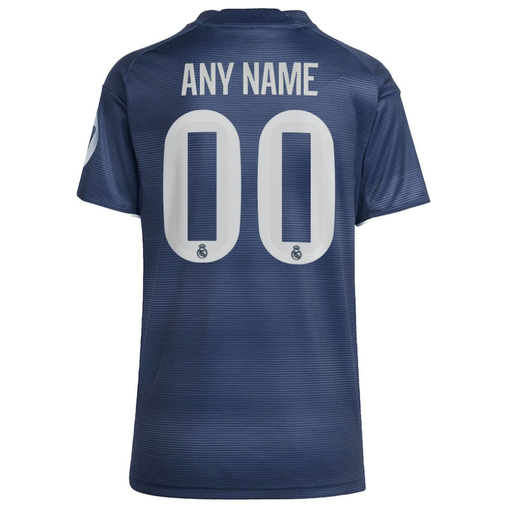 Real Madrid Women's 2025/26 Away Replica Custom Jersey Blue | Adidas online
