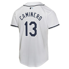 Junior Caminero Tampa Bay Rays Nike Youth Home Player Game Jersey - MLB