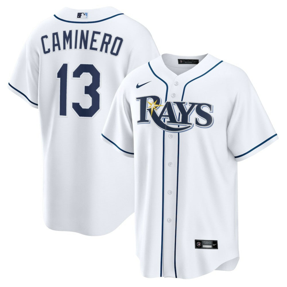 Junior Caminero Tampa Bay Rays Nike Youth Home Replica Jersey - MLB