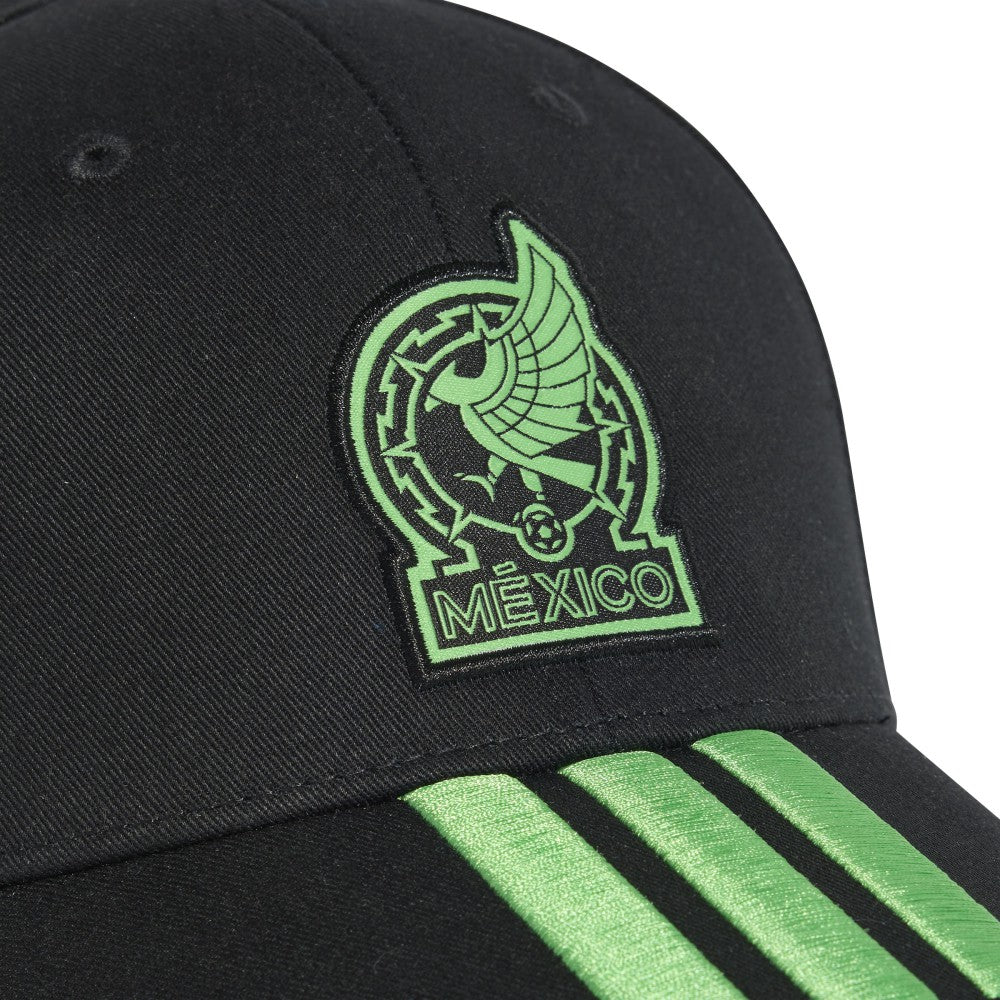 Mexico National Team Unisex FIFA x World Cup 2026 3 Stripes Baseball Adjustable Hat Black | Adidas discount