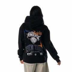 New York Knicks The Wild Collective Unisex Splatter Premium Hoodie Black - NBA