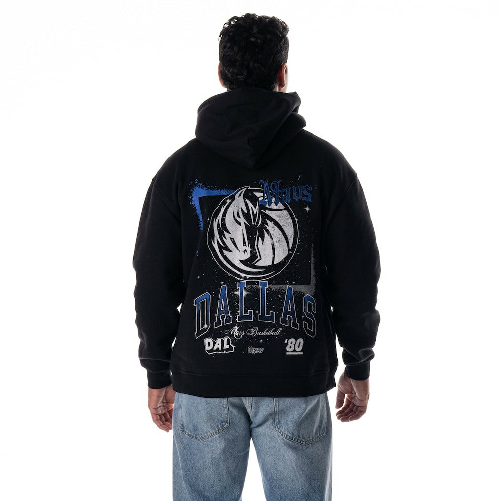 Dallas Mavericks The Wild Collective Unisex Splatter Premium Hoodie Black - NBA