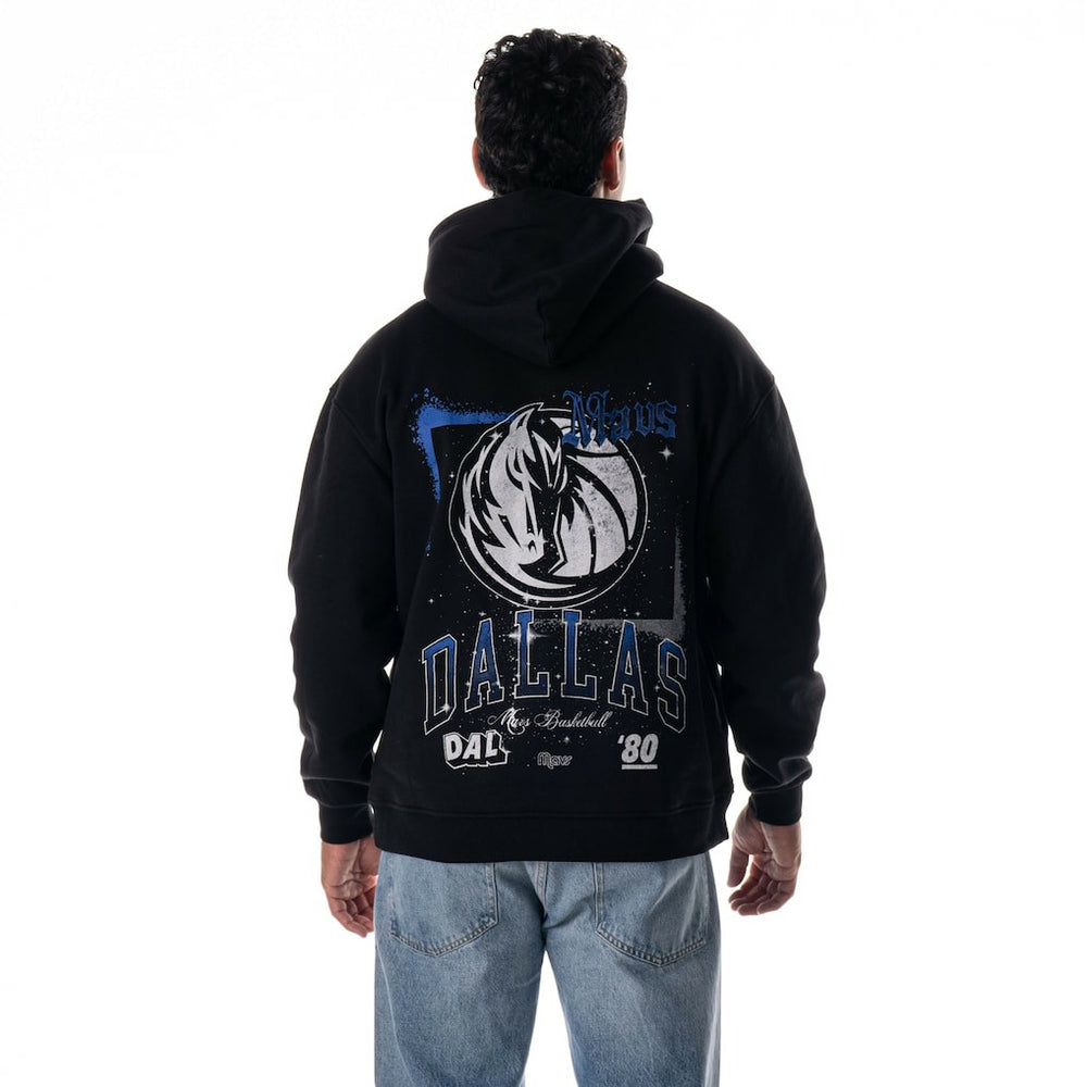 Dallas Mavericks The Wild Collective Unisex Splatter Premium Hoodie Black - NBA