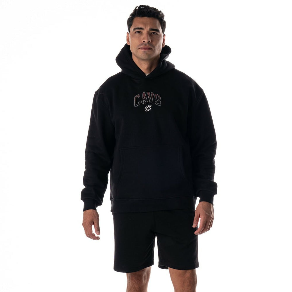 Cleveland Cavaliers The Wild Collective Unisex Splatter Premium Hoodie Black - NBA