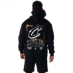 Cleveland Cavaliers The Wild Collective Unisex Splatter Premium Hoodie Black - NBA
