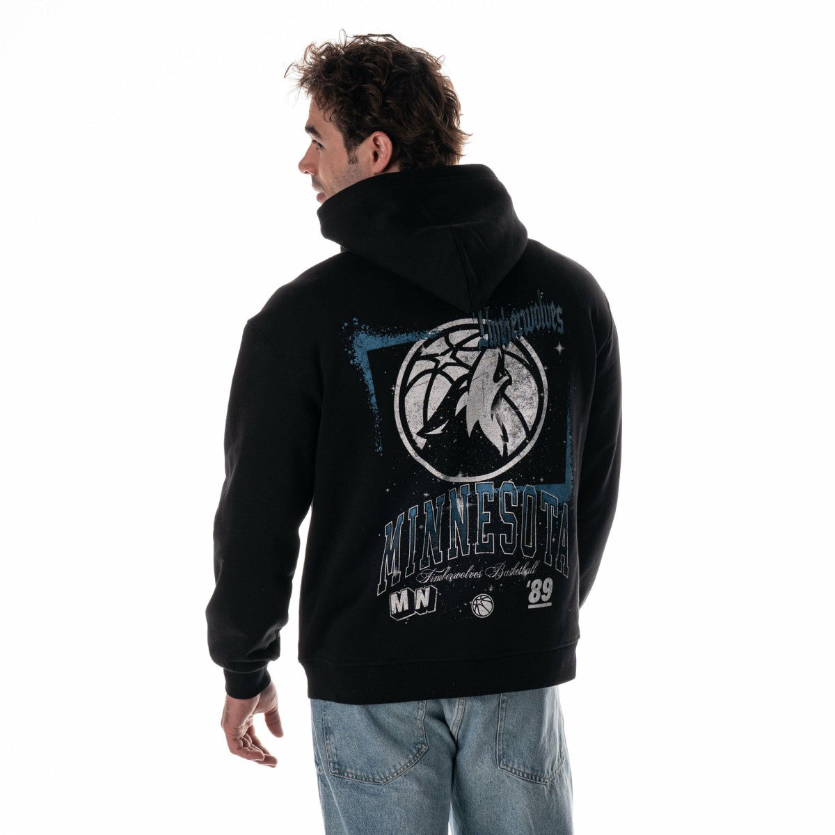 Minnesota Timberwolves The Wild Collective Unisex Splatter Premium Hoodie Black - NBA