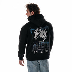 Minnesota Timberwolves The Wild Collective Unisex Splatter Premium Hoodie Black - NBA