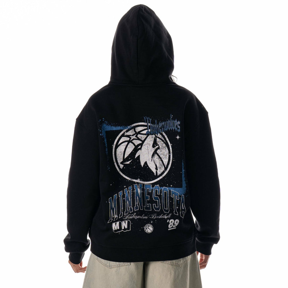 Minnesota Timberwolves The Wild Collective Unisex Splatter Premium Hoodie Black - NBA