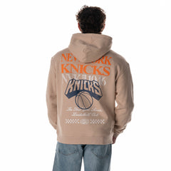 New York Knicks The Wild Collective Unisex Mantra Premium Hoodie Tan - NBA