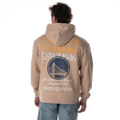 Golden State Warriors The Wild Collective Unisex Mantra Premium Hoodie Tan - NBA