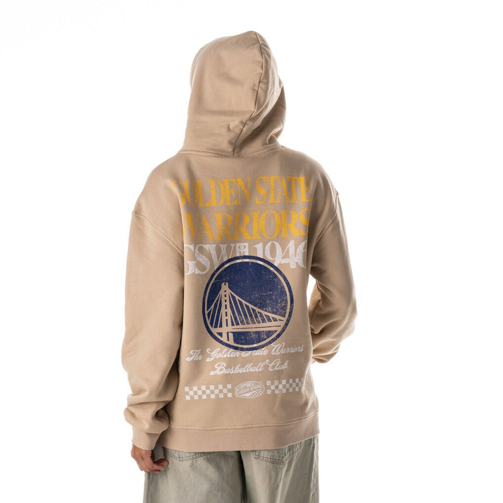 Golden State Warriors The Wild Collective Unisex Mantra Premium Hoodie Tan - NBA