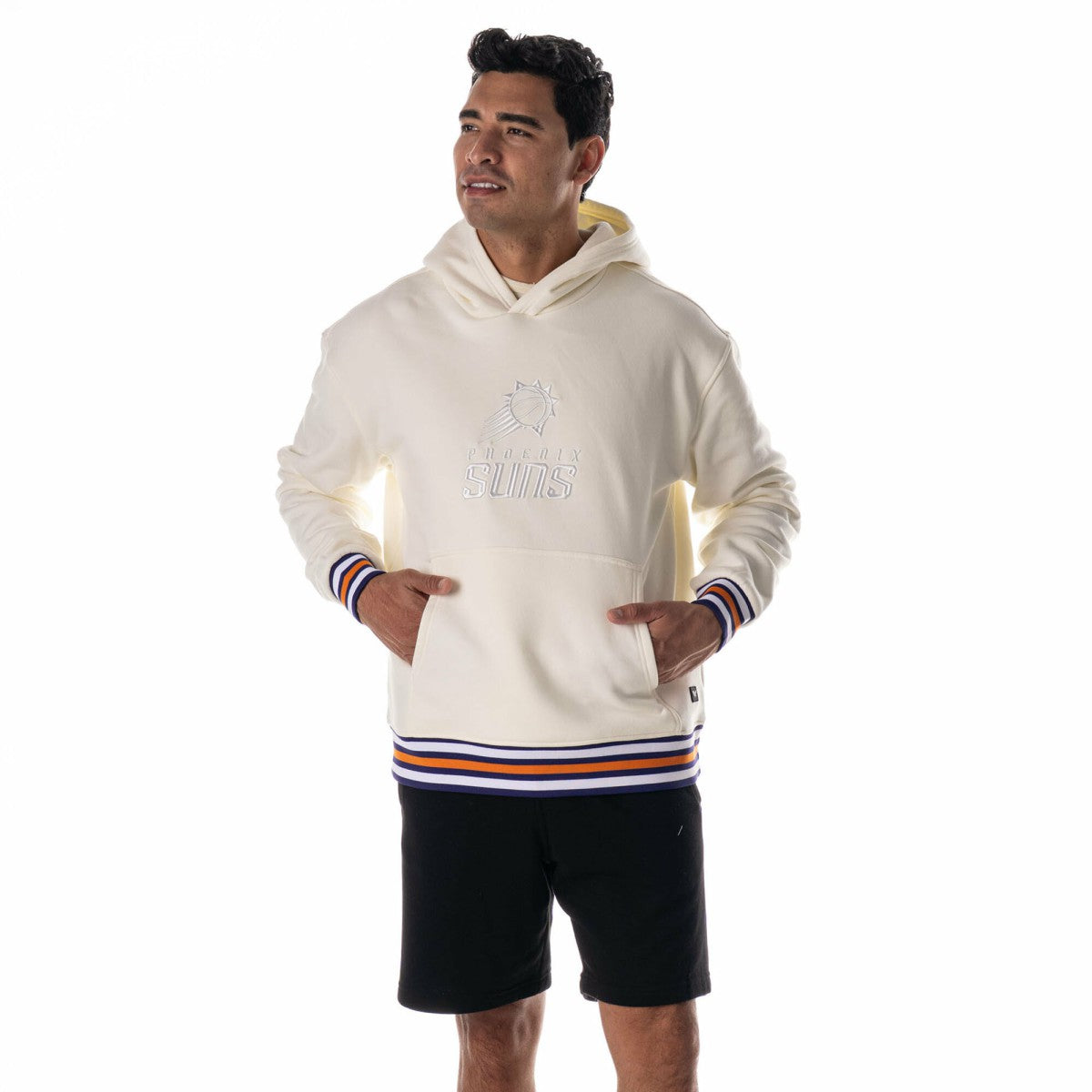 Phoenix Suns The Wild Collective Unisex 2025/26 City Edition Custom Rib Tonal Premium Hoodie White - NBA
