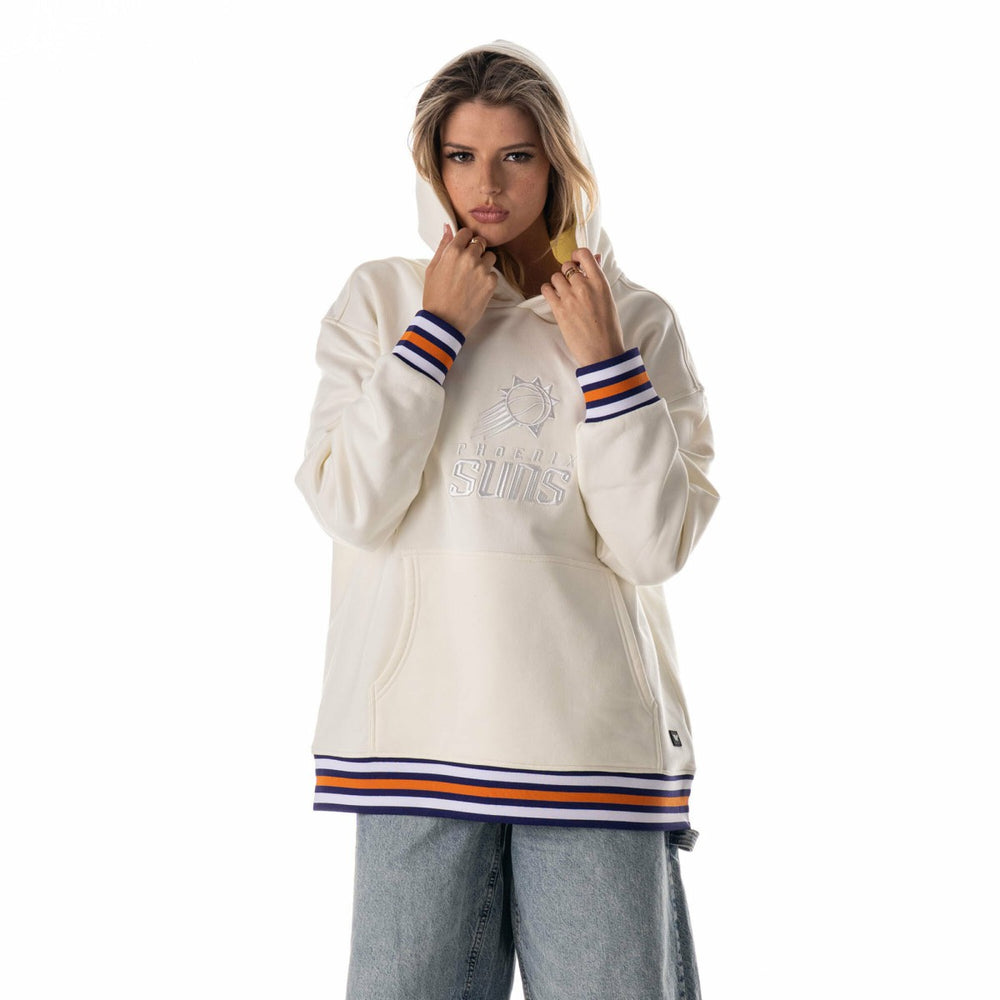 Phoenix Suns The Wild Collective Unisex 2025/26 City Edition Custom Rib Tonal Premium Hoodie White - NBA