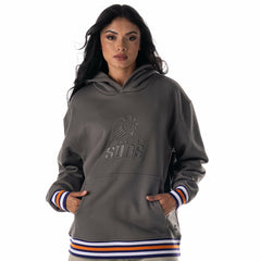 Phoenix Suns The Wild Collective Unisex 2025/26 City Edition Custom Rib Tonal Premium Hoodie Charcoal - NBA