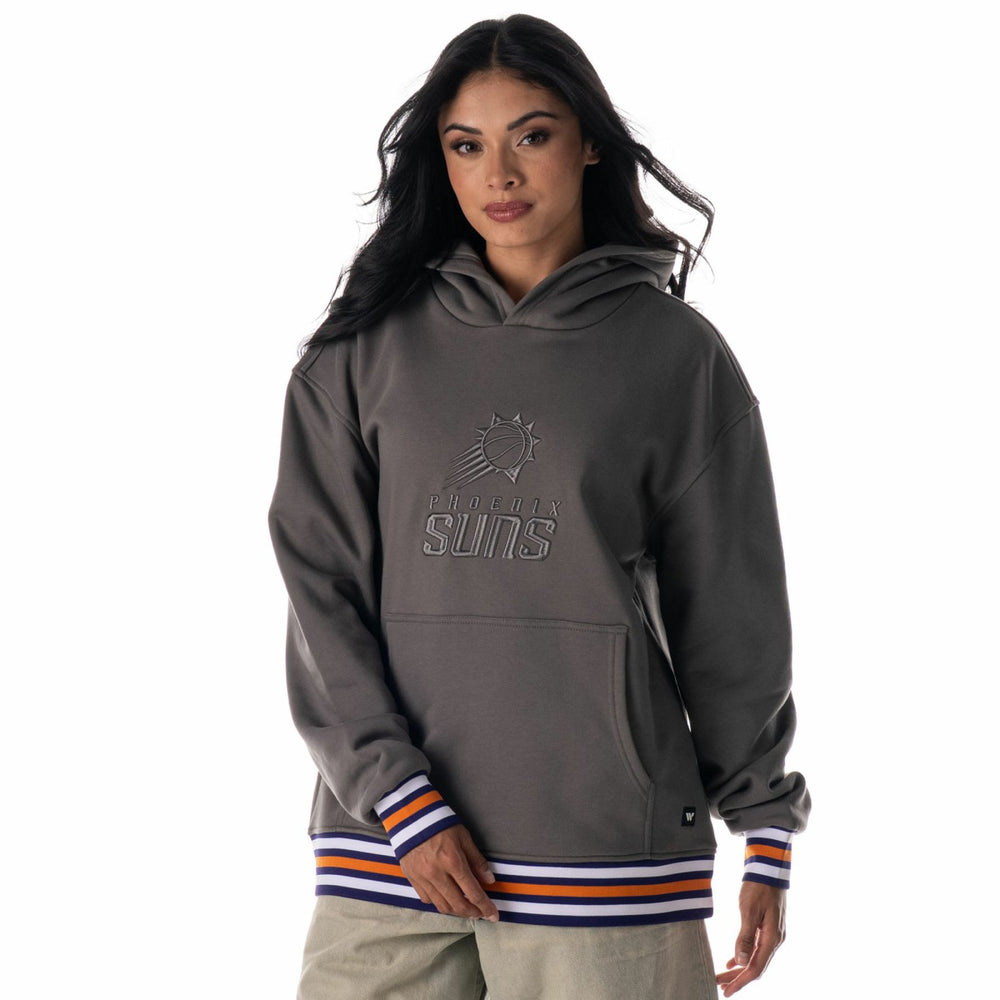 Phoenix Suns The Wild Collective Unisex 2025/26 City Edition Custom Rib Tonal Premium Hoodie Charcoal - NBA