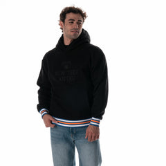 New York Knicks The Wild Collective Unisex Custom Rib Tonal Premium Hoodie Black - NBA