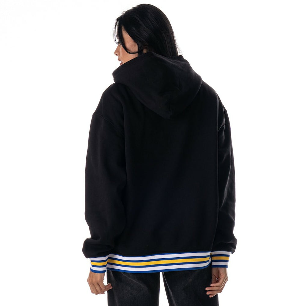 Golden State Warriors The Wild Collective Unisex Custom Rib Tonal Premium Hoodie Black - NBA