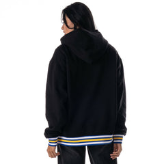Golden State Warriors The Wild Collective Unisex Custom Rib Tonal Premium Hoodie Black - NBA