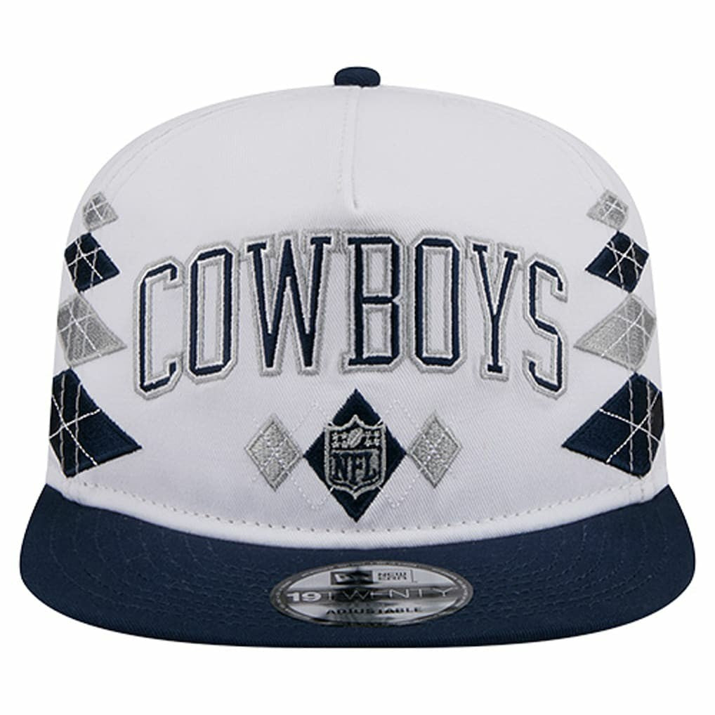 Dallas Cowboys New Era Argyle 19TWENTY Adjustable Hat White | NFL