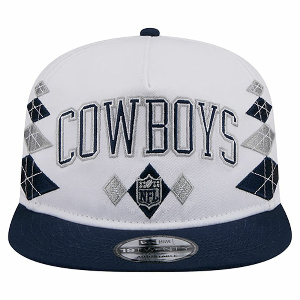 Dallas Cowboys New Era Argyle 19TWENTY Adjustable Hat White | NFL