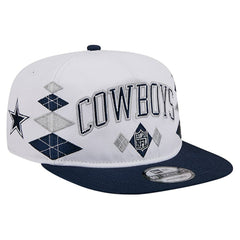 Dallas Cowboys New Era Argyle 19TWENTY Adjustable Hat White | NFL