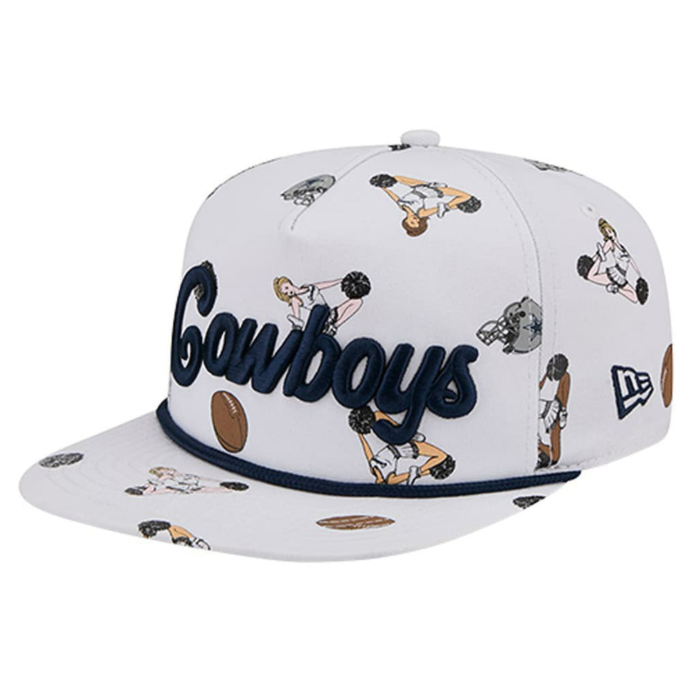 Dallas Cowboys New Era Team Cheer 19TWENTY Snapback Hat White | NFL