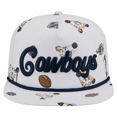 Dallas Cowboys New Era Team Cheer 19TWENTY Snapback Hat White | NFL