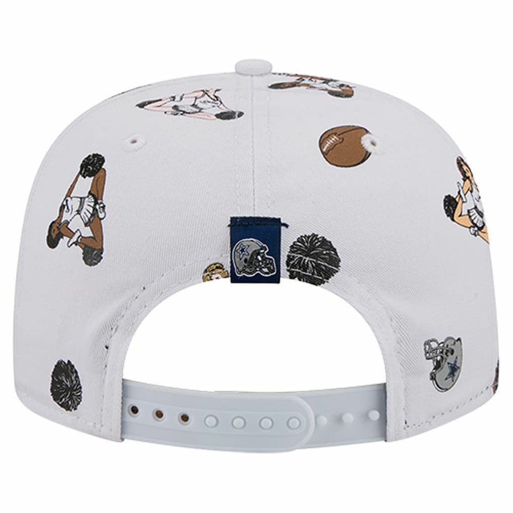 Dallas Cowboys New Era Team Cheer 19TWENTY Snapback Hat White | NFL