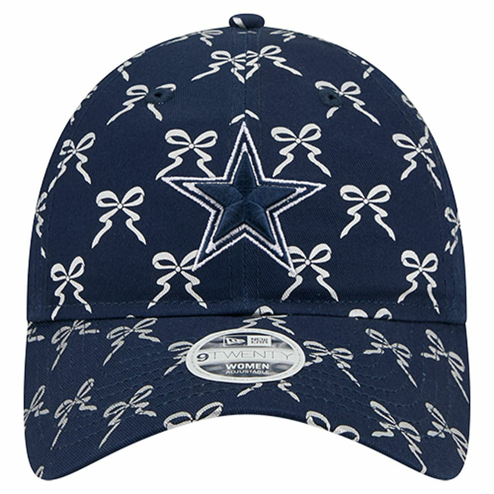 Dallas Cowboys New Era Women's Ribbon 9TWENTY Adjustable Hat Navy | NFL