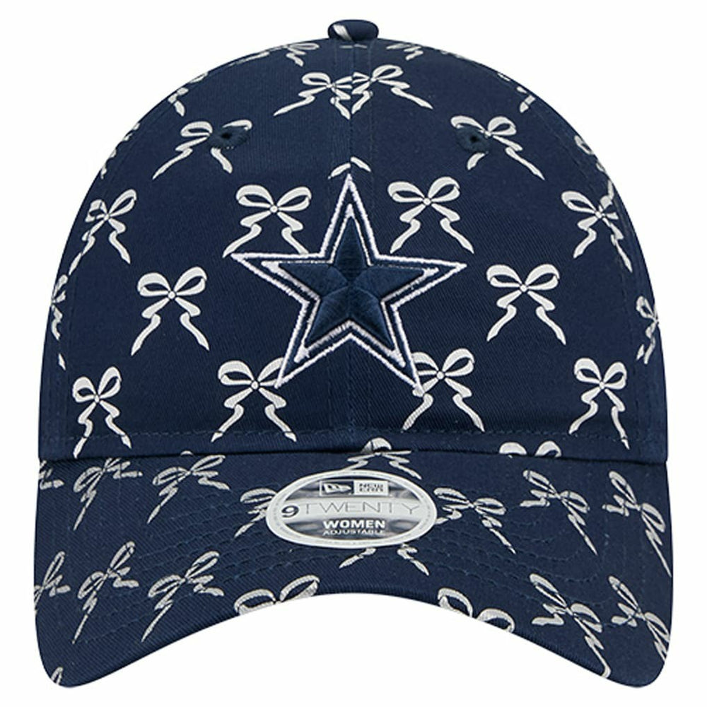 Dallas Cowboys New Era Women's Ribbon 9TWENTY Adjustable Hat Navy | NFL