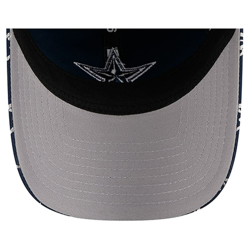 Dallas Cowboys New Era Women's Ribbon 9TWENTY Adjustable Hat Navy | NFL