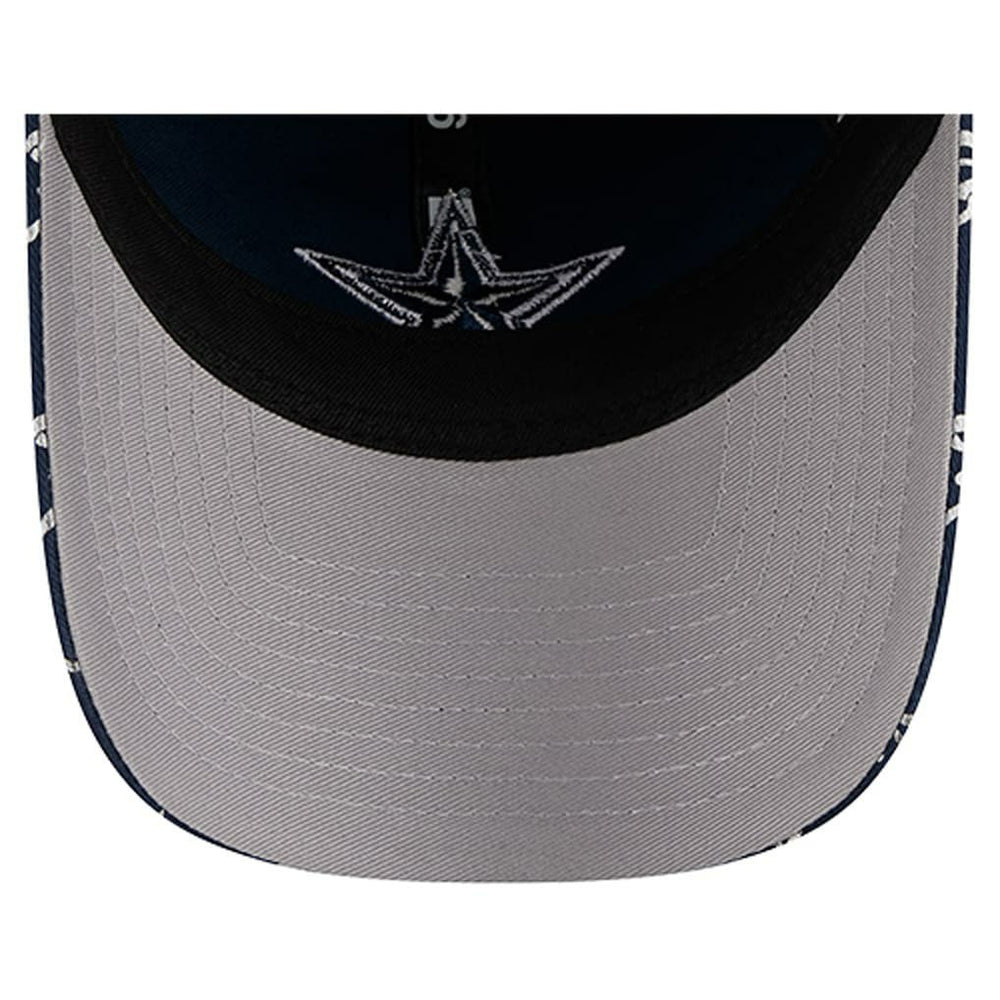 Dallas Cowboys New Era Women's Ribbon 9TWENTY Adjustable Hat Navy | NFL