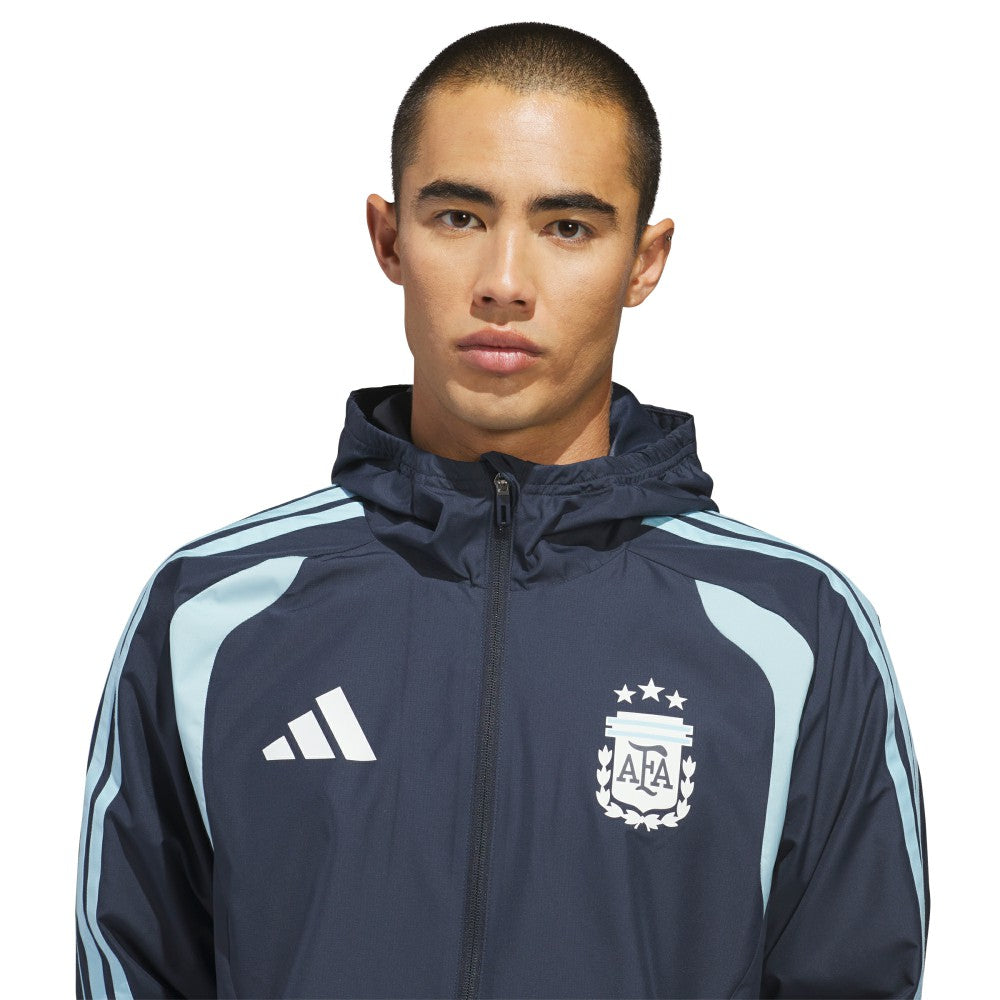 Argentina National Team FIFA x World Cup 2026 Tiro All Weather Full-Zip Jacket Navy | Adidas