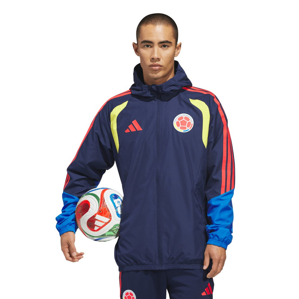 Colombia National Team FIFA x World Cup 2026 Tiro All Weather Full-Zip Jacket Navy | Adidas Online