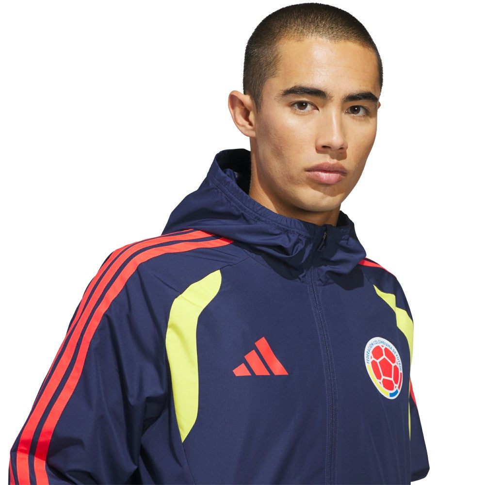 Colombia National Team FIFA x World Cup 2026 Tiro All Weather Full-Zip Jacket Navy | Adidas Online