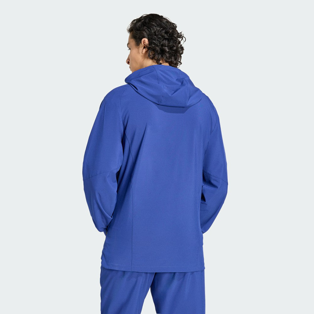 Italy National Team FIFA x World Cup 2026 Full-Zip Travel Windbreaker Jacket Blue | Adidas Online