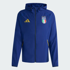 Italy National Team FIFA x World Cup 2026 Full-Zip Travel Windbreaker Jacket Blue | Adidas Online
