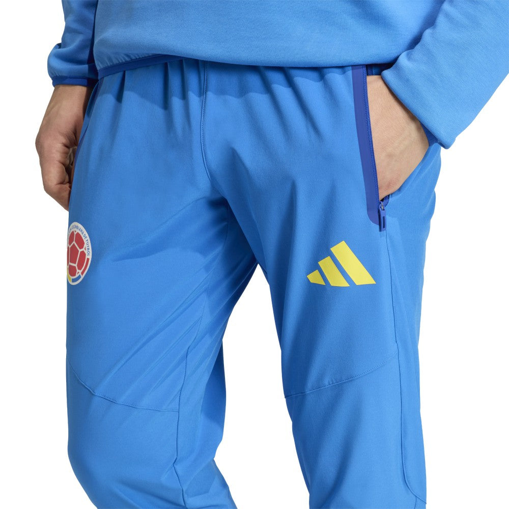 Colombia National Team FIFA x World Cup 2026 Tiro Travel Pants Blue | Adidas Sale