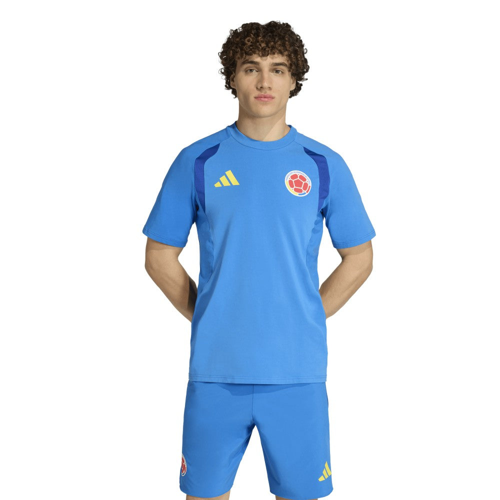 Colombia National Team FIFA x World Cup Tiro Travel T-Shirt Blue | Adidas discount