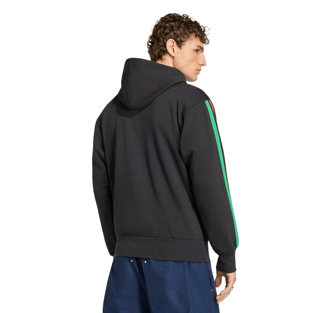 Jamaica National Team Alphaskin Fleece Hoodie Black | Adidas Sale