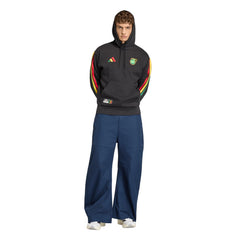 Jamaica National Team Alphaskin Fleece Hoodie Black | Adidas Sale