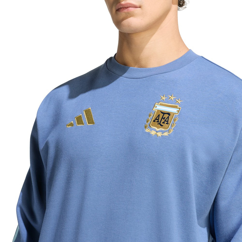 Argentina National Team FIFA x World Cup Alphaskin Crewneck Sweatshirt Blue | Adidas Sale
