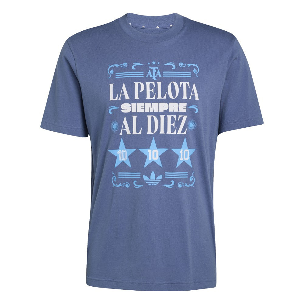 Argentina National Team FIFA x World Cup 2022 Winners Amply T-Shirt Blue | Adidas