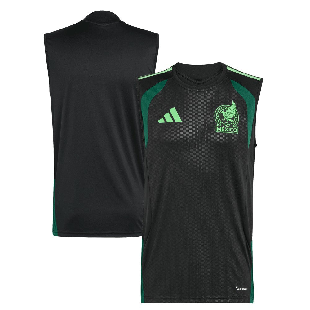 Mexico National Team FIFA x World Cup 2026 Sleeveless Training Jersey Black | Adidas Online