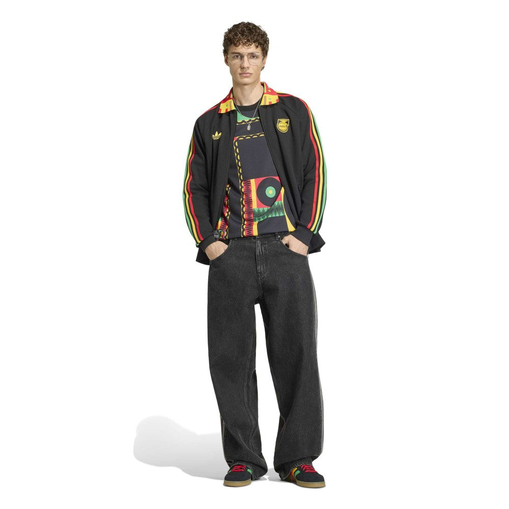 Jamaica National Team Anthem Full-Zip Jacket Black | Adidas Sale