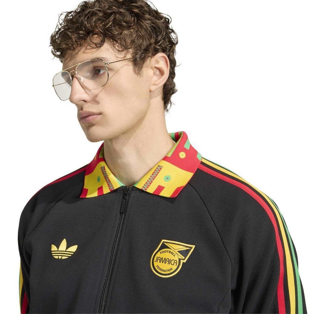 Jamaica National Team Anthem Full-Zip Jacket Black | Adidas Sale