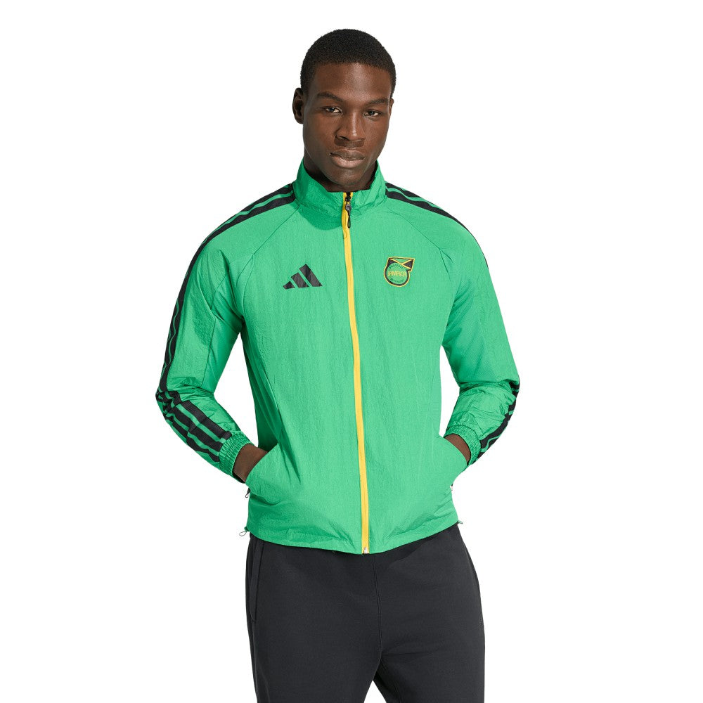 Jamaica National Team Anthem Full-Zip Jacket Green | Adidas online